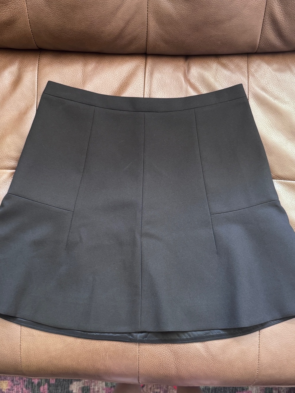 J Crew black mini skirt